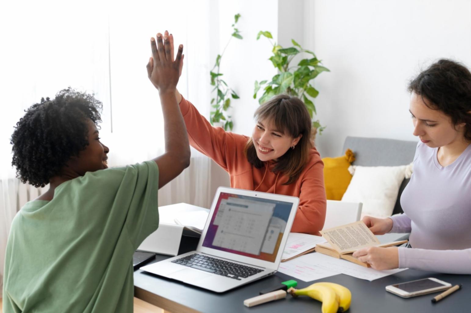 Financial data analysis and measurement tools being used in a professional setting